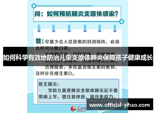 如何科学有效地防治儿童支原体肺炎保障孩子健康成长